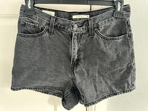 Levi’s 80er Mom Shorts Gr. 28 hochwertige Kleidung anthrazit grau San Francisco - Bild 1 von 5
