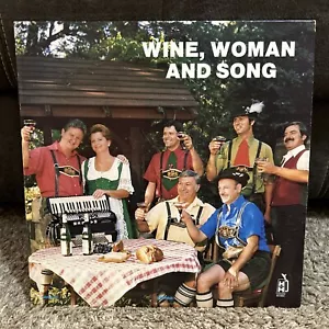 Hank Haller Ensemble LP Wine Woman And Song Polka Record Cleveland Alpine German - Foto 1 di 2
