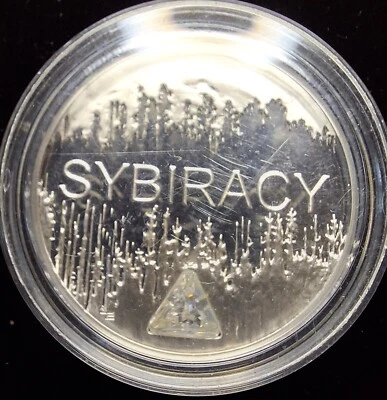 Poland 2008 10 Zlotych Siberian Exiles.  PROOF with Cubic Zirconium. - Image 1 of 2