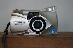 Olympus µmju:-II ZOOM 115 Amazing Condition Point And Shoot 35mm Camera W Case