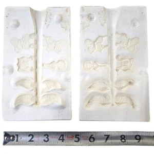 Ceramic Slip Cast Clay Mold Willoughby Studio VTG 1973 Harp Butterflies Wings - Picture 1 of 18