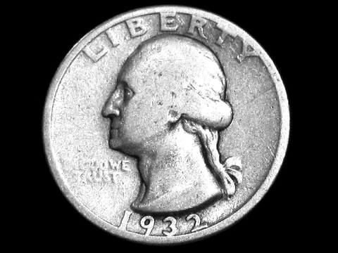 1932 Washington Quarter --- Fine +++ Cover