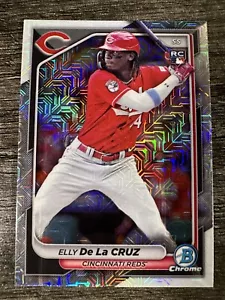 Elly De La Cruz Cincinnati Reds RC 2024 Bowman Mojo refractor #22 - Imagen 1 de 2
