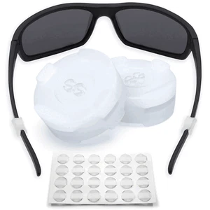 Eyeglass Ear Grips Glasses Ear Cushion Silicone Glasses Eyeglass - Picture 1 of 7