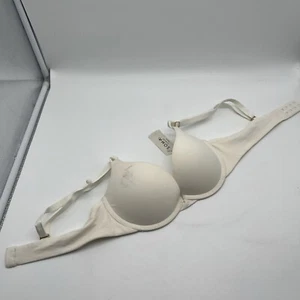 SOMA Smooth Ivory Solid 32B Embraceable Tailored Push Up Padded Bra Smooth - Picture 1 of 5