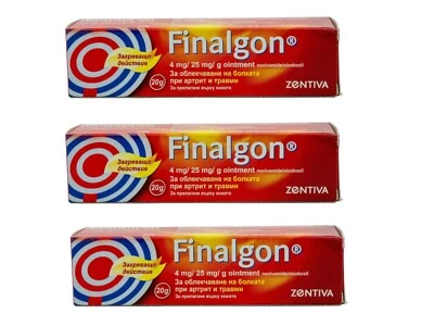 SANOFI Finalgonn Ointment Arthritis Rheumatism Joint & Muscle Pain Sports Injuries 20 g