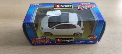 *Burago 1:43  *Fiat 500 * Light Blue * Unbespielt (OVP)(Ki.5)(24) - Bild 1 von 4
