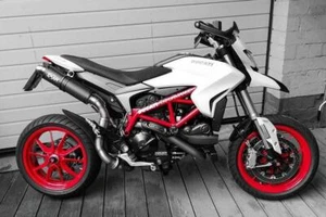 Ducati Hypermotard 939 2016-2019 Exan Exhaust Slipon Silencer X-GP Carbon HIGH - Foto 1 di 1