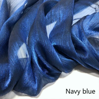 Organza Mesh Fabric Shiny Sewing Craft for Evening Dress Curtain Furniture DIY - Image 1 of 4