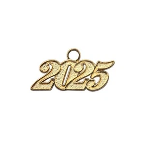 Endea Graduation Gold Tassel Date Charm Year 2025 - Picture 1 of 2