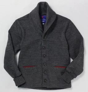 Dehen Knitting Co Made in USA x Best Made Company Shawl Collar Sweater XS Heavy - Picture 1 of 24