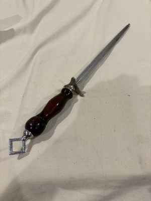 CASE XX Knife Sharpening Steel Honing Rod 18.25” Wooden Handle High Carbon Old - Image 1 of 3