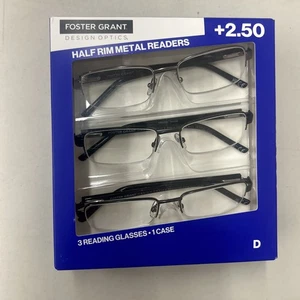 Gafas de lectura de plástico Design Optics de Foster Grant +2,50 3 unidades - Imagen 1 de 2