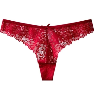 Comfortable Low Rise Lace Thong for Women Perfect for Home and Vacation - Picture 1 of 30