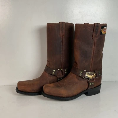 Botas con arnés Harley Davidson para hombre años 80 10 M hechas en EE. UU.  Foto 1 de 4