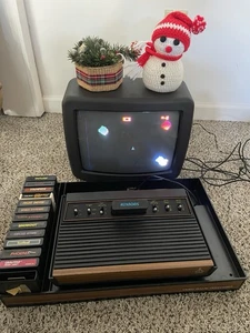 Atari 2600 Six Switcher Bundle w/ 14 Games, Recapped, Organizer, Controllers - Picture 1 of 12