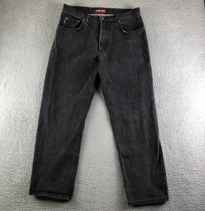 Vintage Y2K Stussy International Button Fly Jeans Herren 36x30 schwarz verwaschen Denim Japan - Bild 1 von 17