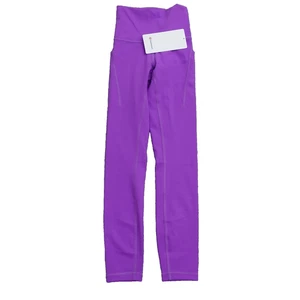 Neu Lululemon Legging Größe 2 Wunder Train HR eng 25" Taschen MONL lila 128 $ - Bild 1 von 9