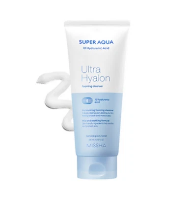 Limpiador en espuma Missha Super Aqua Ultra Hyalron 200 ml Foto 1 de 4