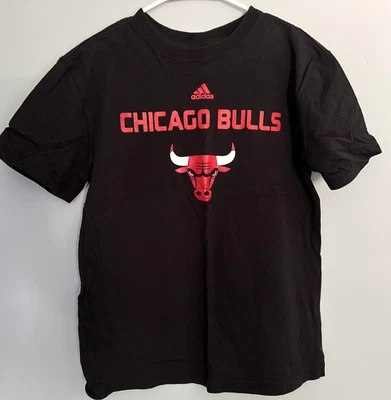 Camiseta Chicago Bulls Juvenil 14 Negra NBA Baloncesto Adidas Camiseta Algodón Foto 1 de 4