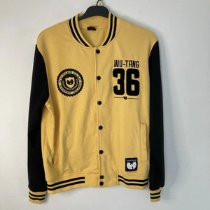 Wu-Tang Clan Varsity Jacke Gr. M gelb schwarz Staten Island 36 Logo Primark - Bild 1 von 10