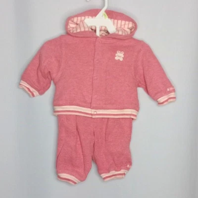 The Children's Place Niñas 2 Piezas Chaqueta con Capucha Jogger Pantalón Conjunto Ropa de Acción Bebé 0-3M Foto 1 de 4