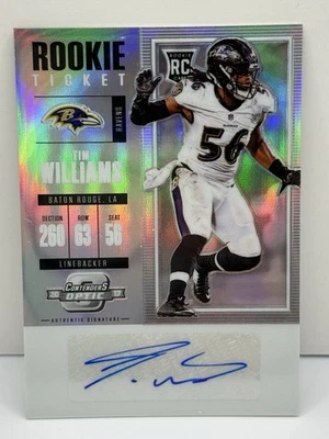 2017 Panini Contenders Optic Ticket Tim Williams #179 Rookie Auto RC - Image 1 of 2