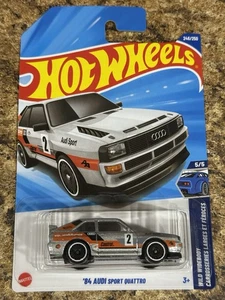 2025 Hot Wheels Treasure Hunt '84 Audi Sport Quattro HW:Wild Widebody silber - Bild 1 von 6