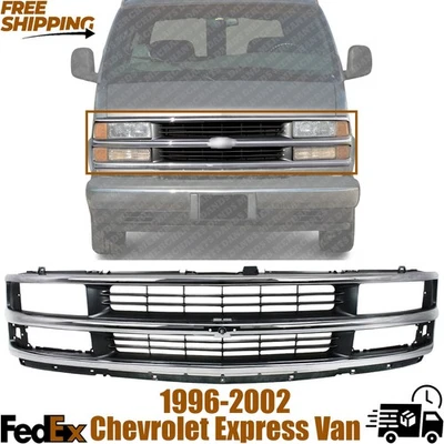 Grelha cromada Chevrolet Express Van 96-02 - GM1200382 - Imagem 1 de 4