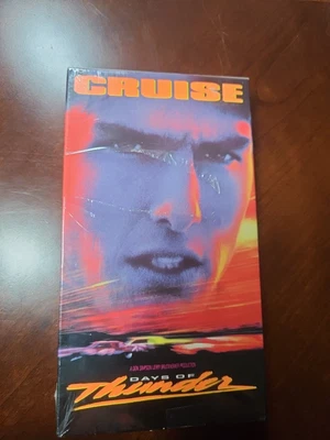 VHS Days of Thunder 1990 Tom Cruise Sealed Torn Plastic - Image 1 of 4