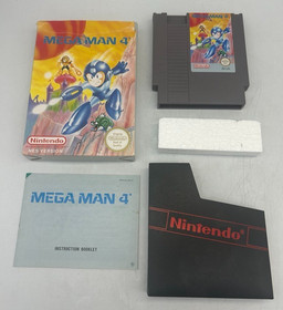 Mega Man 4 - Nintendo NES - Boxed With Manual