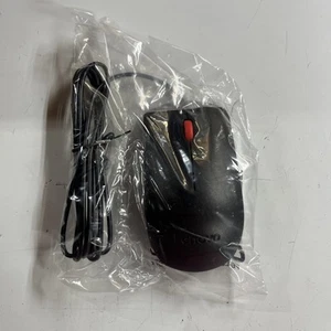 Lenovo Optical USB 3 button Wired Mouse Black 1000 DPI SM-8823 / SM50L24506 BNIB - Picture 1 of 4