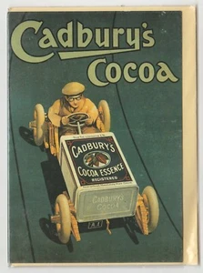 Tarjeta de felicitación en blanco con sobre - Cadbury's Advert - Motor Racing Man - Imagen 1 de 2