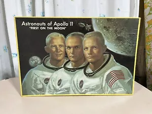 Vintage Milton Bradley Apollo 11 Astronaut Jigsaw Puzzle  - Picture 1 of 4