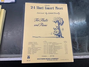 24 Short Concert Pieces: Flute only by Robert Cavally for NYSSMA Level 3 - Picture 1 of 1