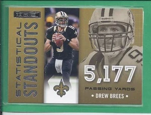 2013 Rookie Stars Statisical Standouts DREW BREES saints no.1 - Picture 1 of 1