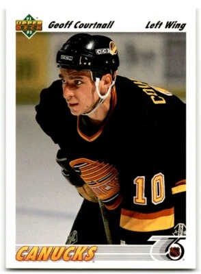 1991-92 Upper Deck Geoff Courtnall Vancouver Canucks #467 - Image 1 of 2
