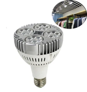 E26 E27 PAR30 Light 35W White Long Neck LED Bulb Track Spotlight Lamp Lighting - Picture 1 of 11