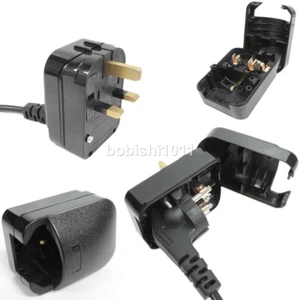 10 GROUNDED SCHUKO EURO 2 PIN TO UK MAINS POWER 3 PIN 13A PLUG CONVERTER ADAPTOR - Picture 1 of 5