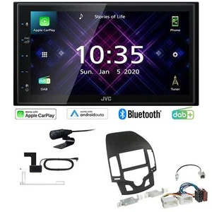 JVC Autoradio Apple CarPlay DAB+ für Hyundai i30 2007-2012 automatische Klima - Bild 1 von 8