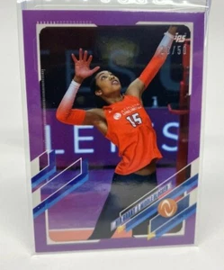 Volleyball illimité Nia Grant Penn State violet /50 Topps 2021 32 - Photo 1/1