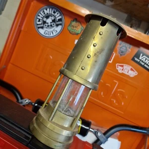 Vintage Kupferlampe Bergleute - Bild 1 von 1