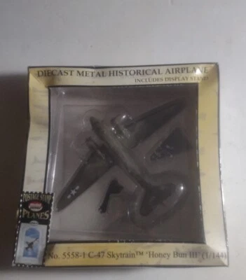 Model Power C-47 Skytrain The Argonia #5558 1/100 Series W/Display Stand - Image 1 of 4