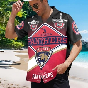 Hawaiihemd mit Knöpfen. Florida Panthers. Stanley Cup Champions - Bild 1 von 5