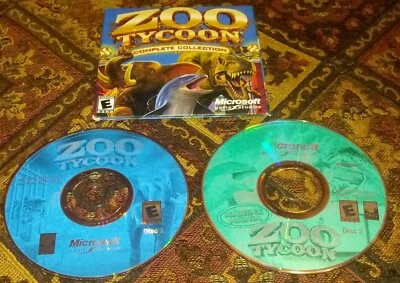 Zoo Tycoon: Komplette Sammlung PC Spiel von Microsoft - 2 Disc Set in Hülle EUC - Bild 1 von 3