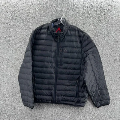 Chaqueta Gerry Puffer Para Hombres XXL Ligera Embalable Senderismo Plumón Relleno Negra Foto 1 de 4