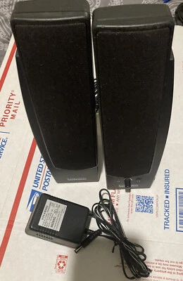 Altec Lansing Series 100 Speaker System Model 120 speakers with AC Adapter - Image 1 of 4
