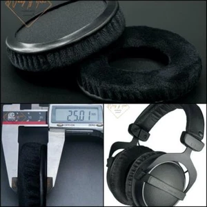 Thick Velour Velvet Ear Pads Cushion For Beyerdynamic DT 770/880/990 PRO Headset - Picture 1 of 13