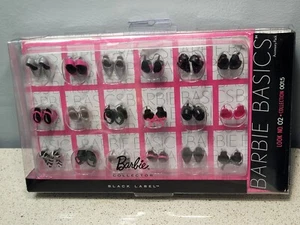 2009 Mattel Barbie Basics Look 02 Collection 001.5 Black Label Collector Shoes - Picture 1 of 10