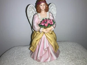 HOMCO Home Interiors Angel with Basket of Flowers Figurine #8806  - Picture 1 of 6